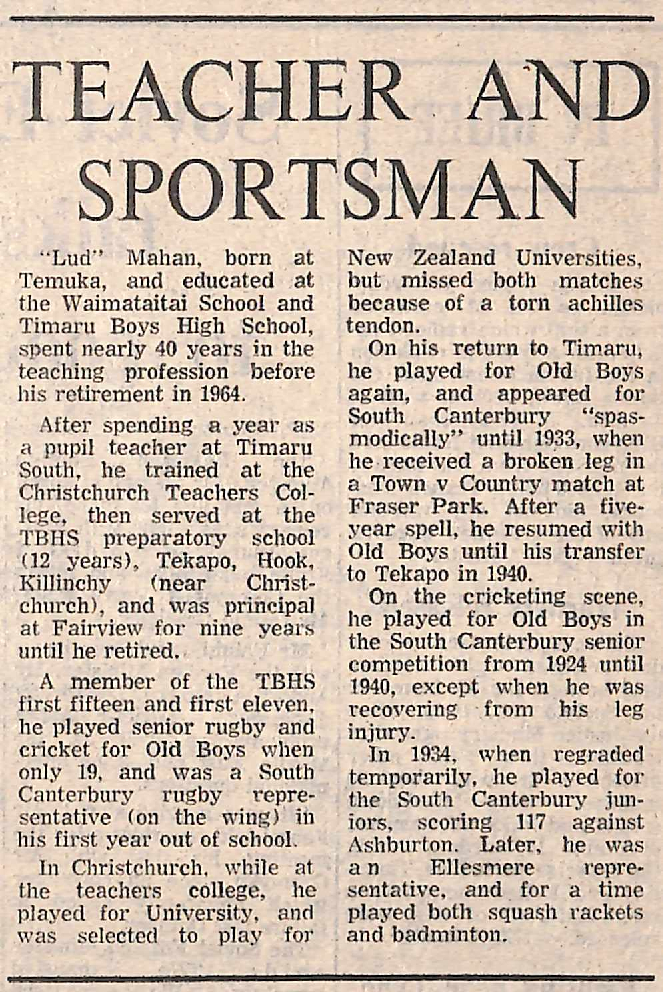 Teacher and sportsman