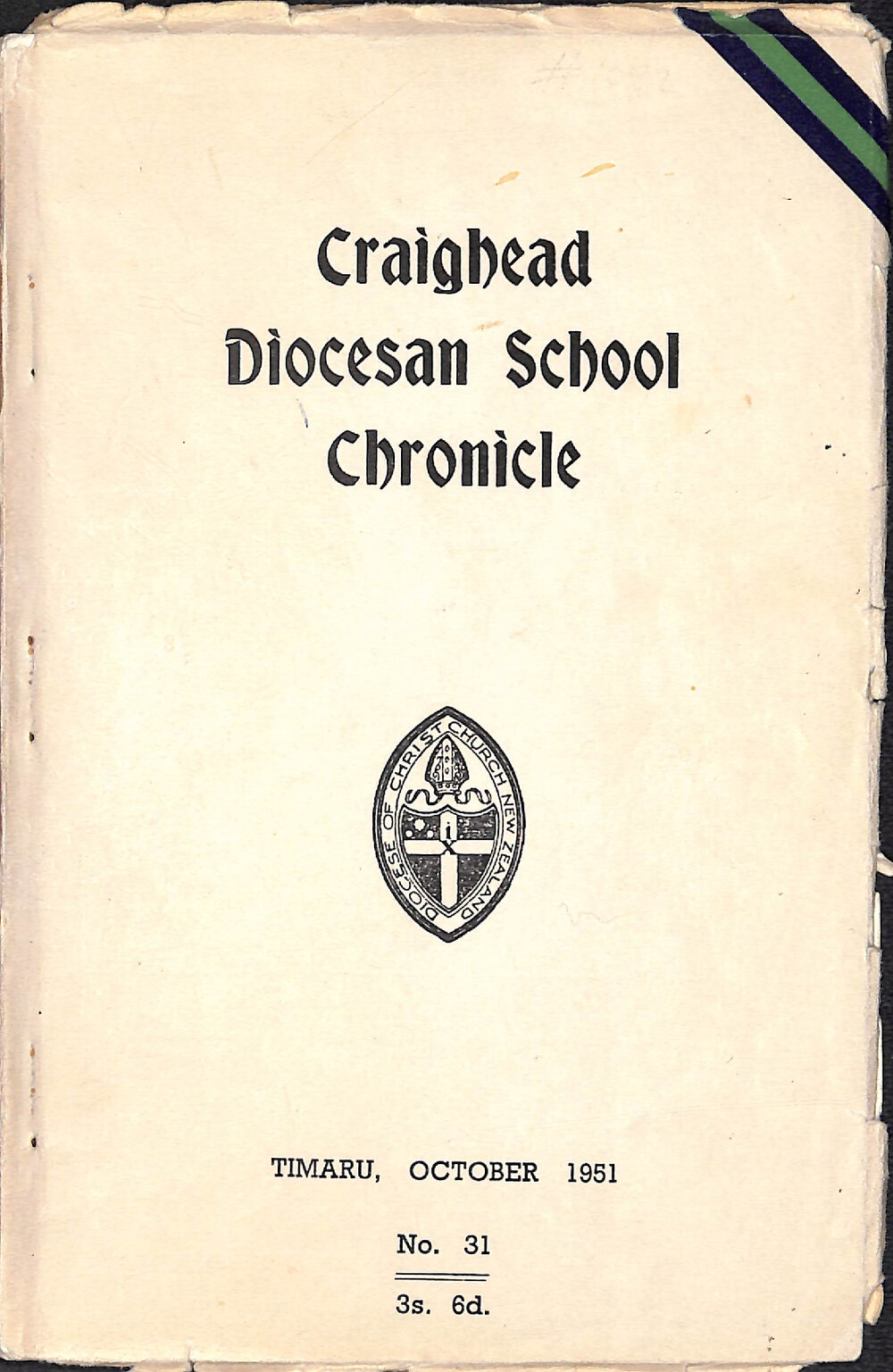 Craighead Diocesan School Chronicle no. 31 1951
