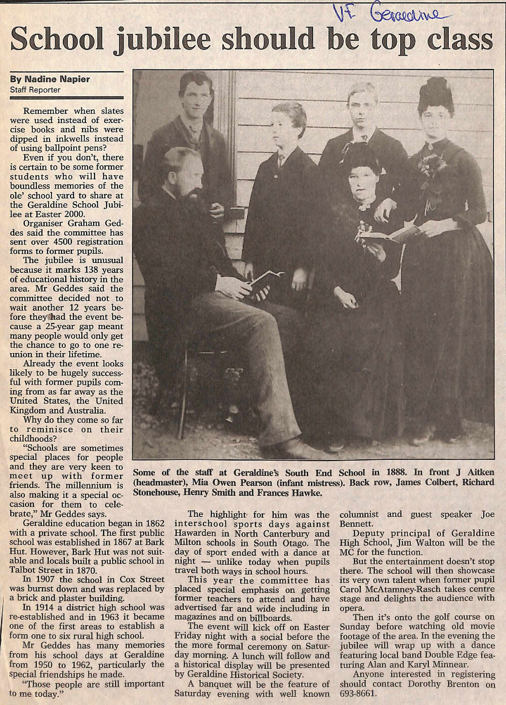 School jubilee should be top class