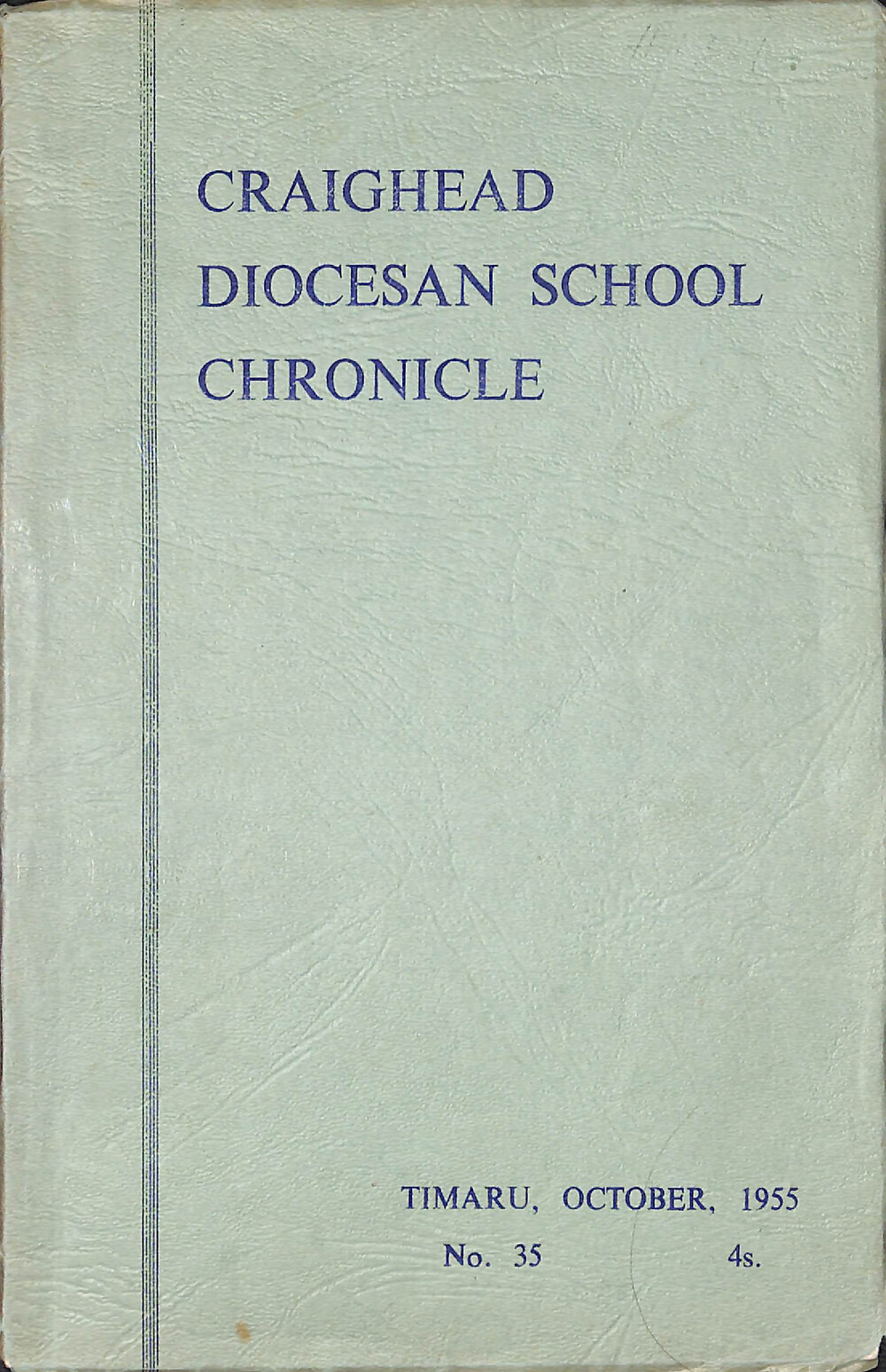 Craighead Diocesan School Chronicle no. 35 1955