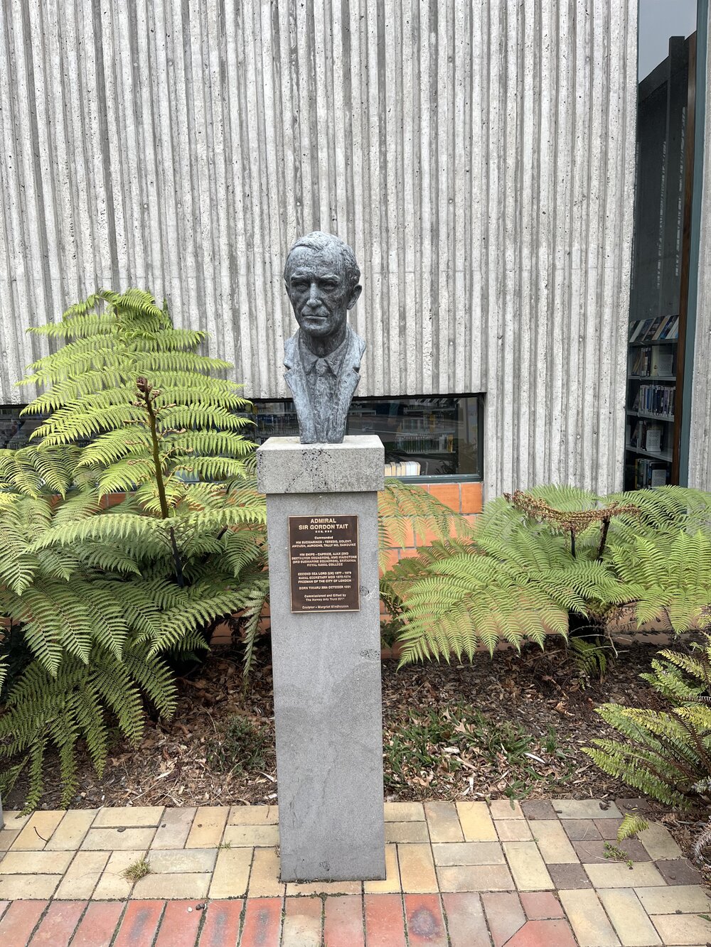 Bust of Admiral Sir Gordon Tait
