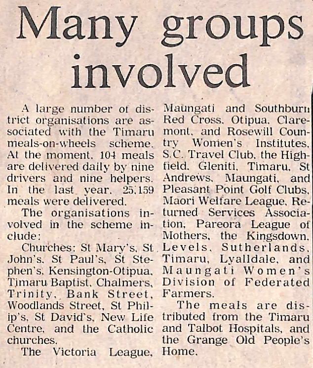 Many groups involved