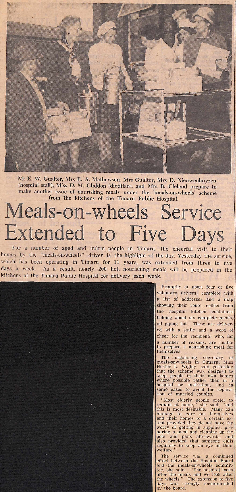 Meals-on-wheels Service Extended to Five Days