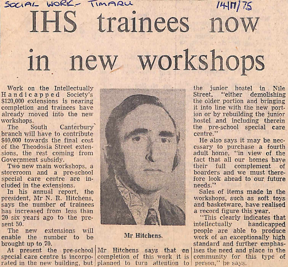 IHS trainees now in new workshops
