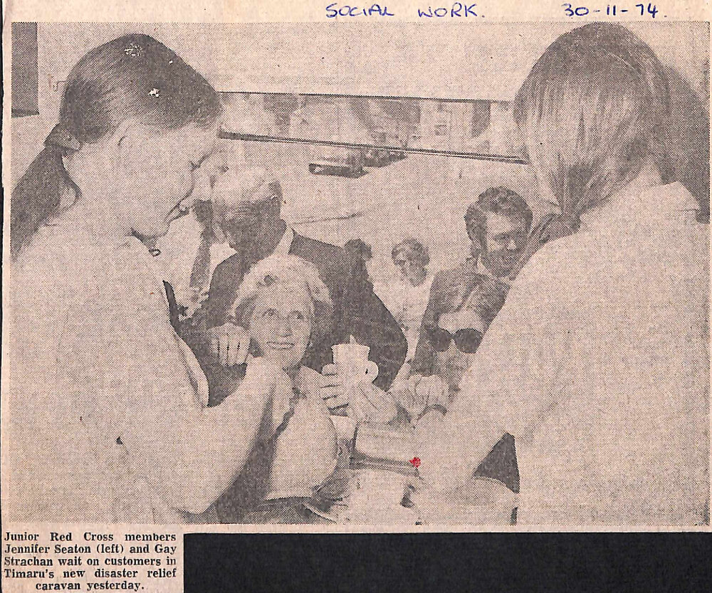 Disaster relief caravan for Red Cross centre