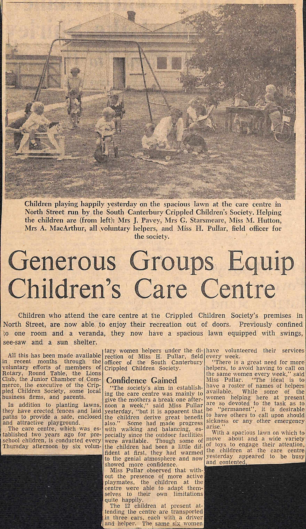 Generous Groups Equip Children's Care Centre