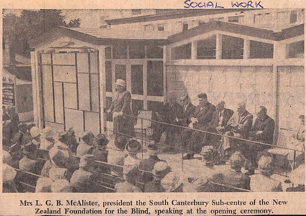 City Gives Nation Lead In Providing for Blind, Minister Opens &pound;8,000 Social Centre