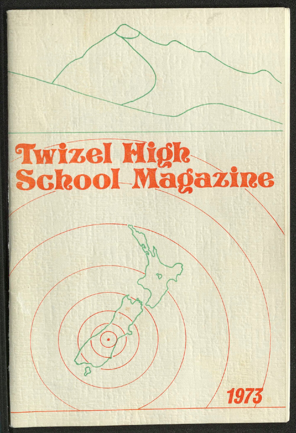 Twizel Area School magazine 1973