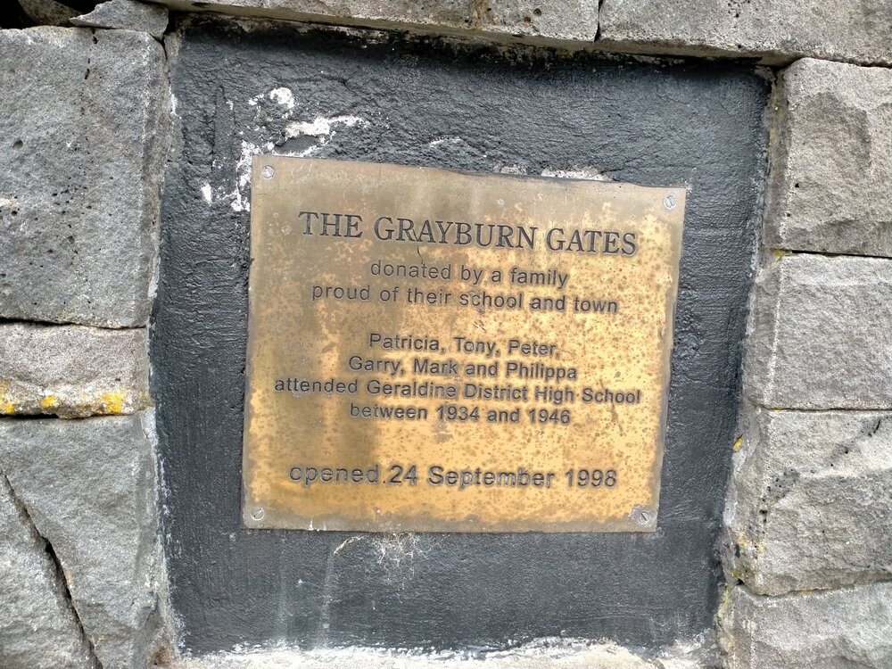 Grayburn Gate plaque