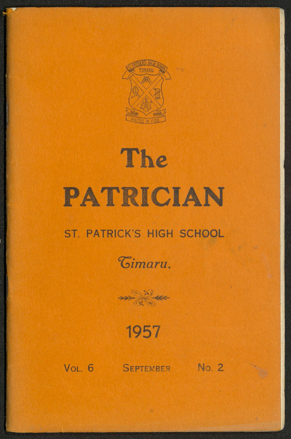 The Patrician: St Patrick's High School Timaru 1957 Vol. 6 No.2