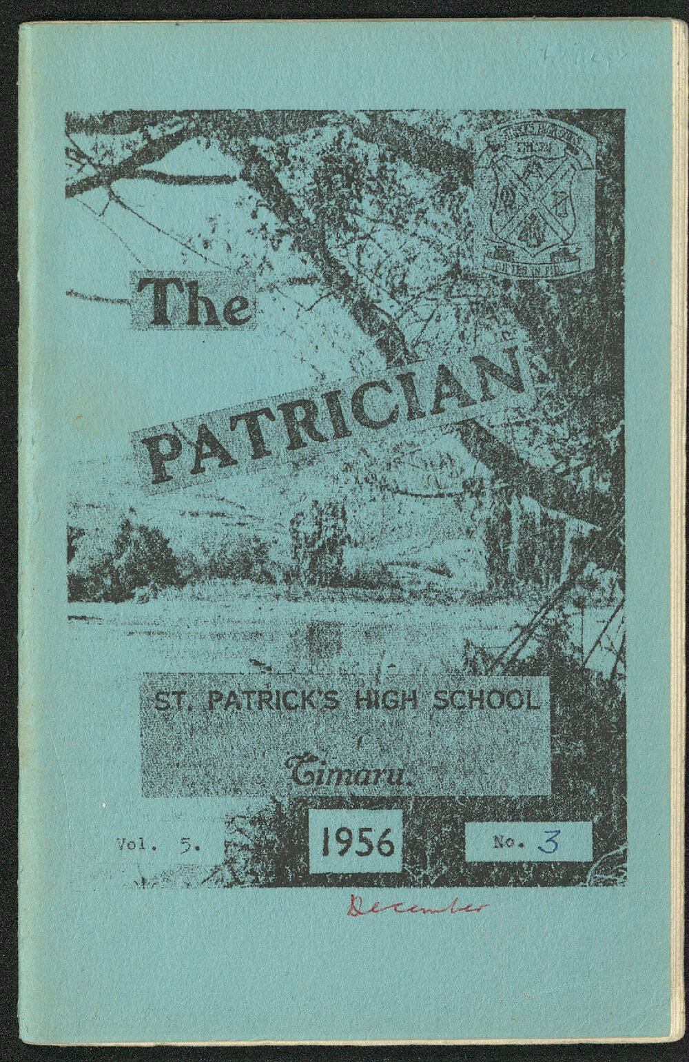The Patrician: St Patrick's High School Timaru 1956 No.3