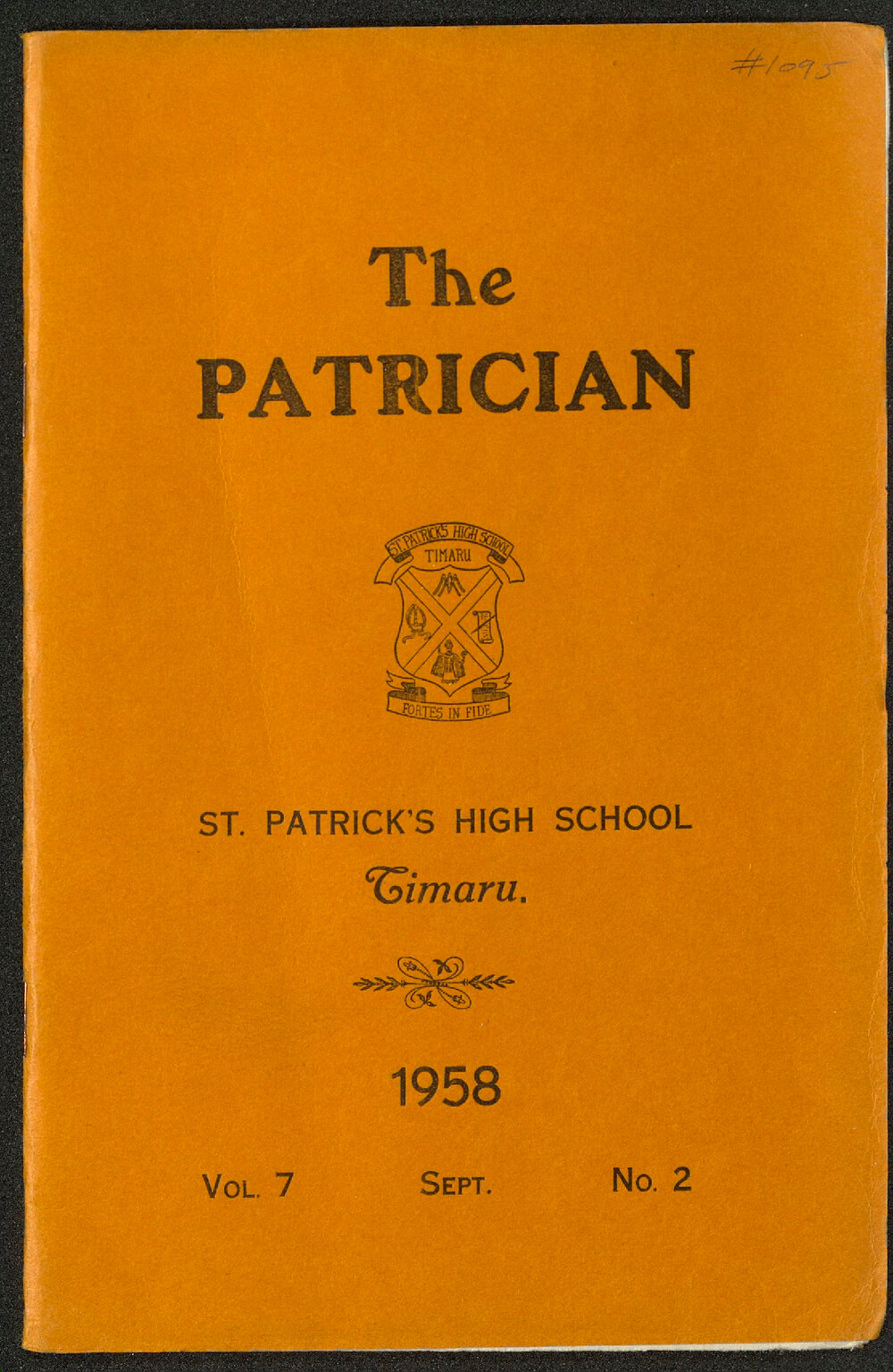 The Patrician: St Patrick's High School Timaru 1958 Vol. 7 No.2