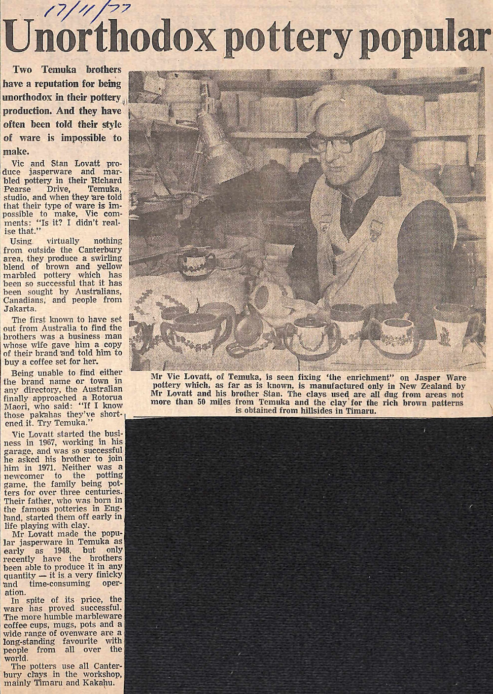 Unorthodox pottery popular