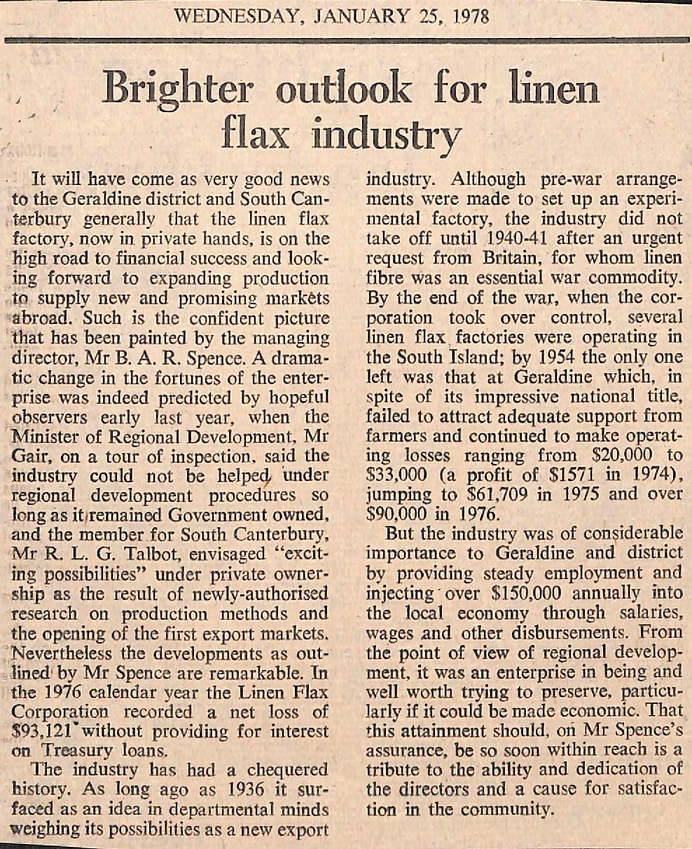 Editorial: Brighter outlook for linen flax industry