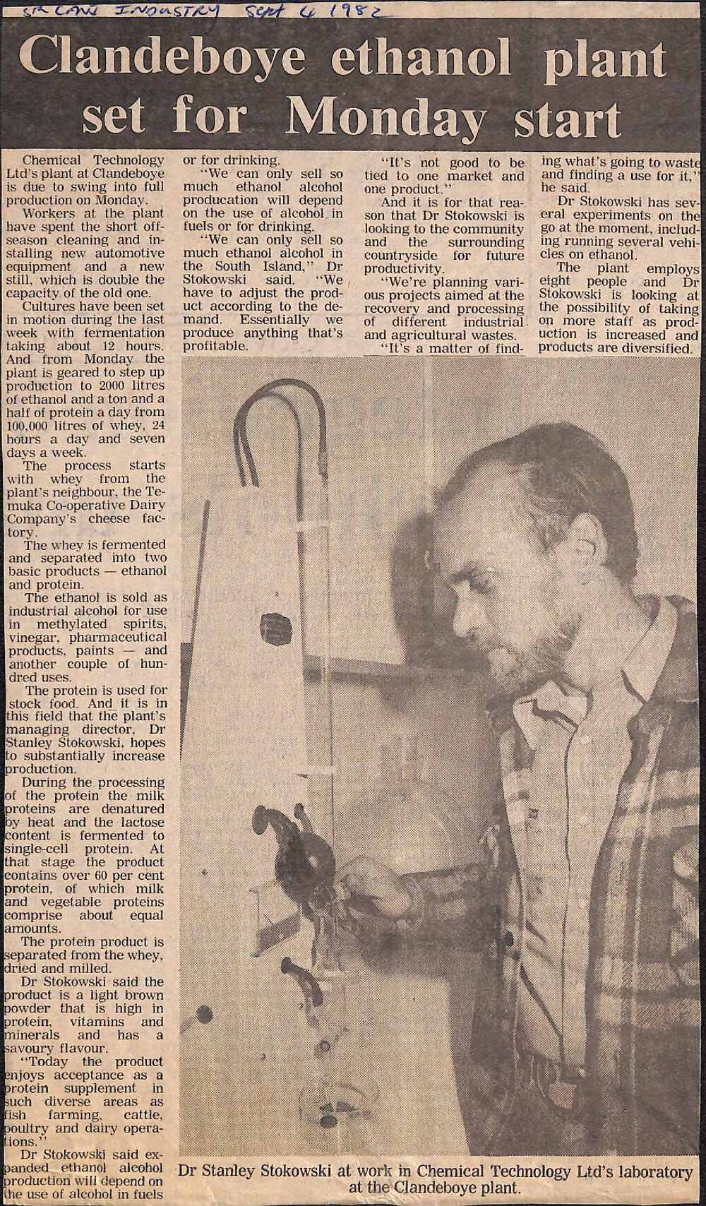 Clandeboye ethanol plant set for Monday start