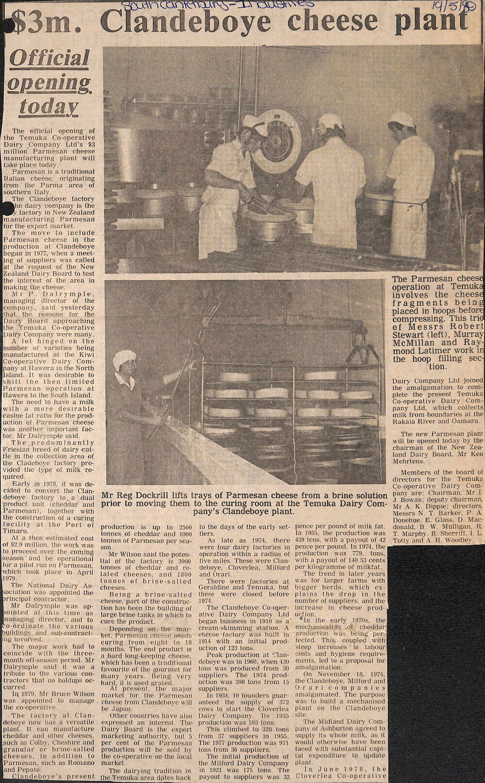 $3m Clandeboye cheese plant: Official opening today