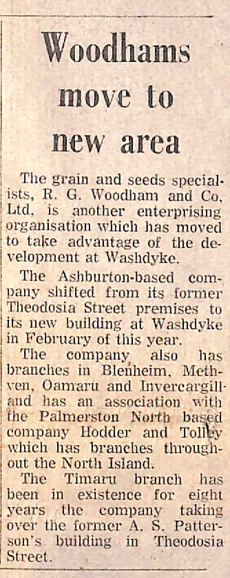 Woodhams move to new area