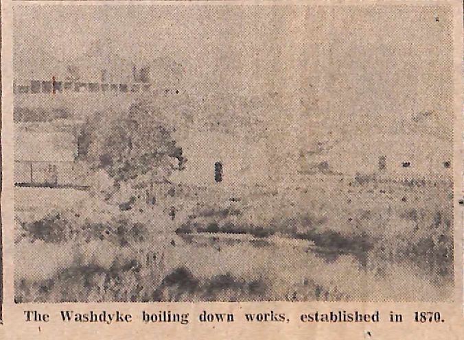 The Washdyke boiling down works