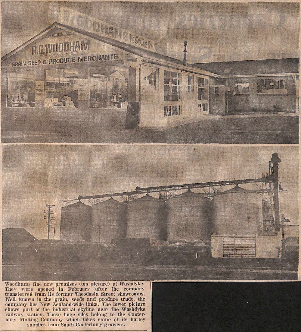 Woodhams new premises at Washdyke