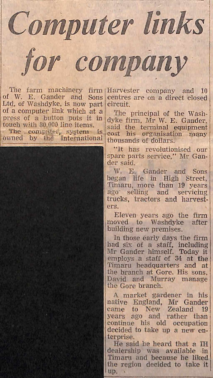 Computer links for company