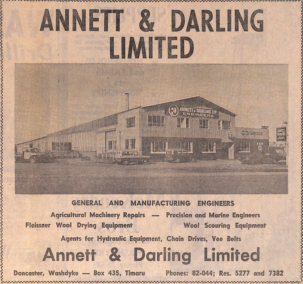 Annett &amp; Darling Limited advertisement
