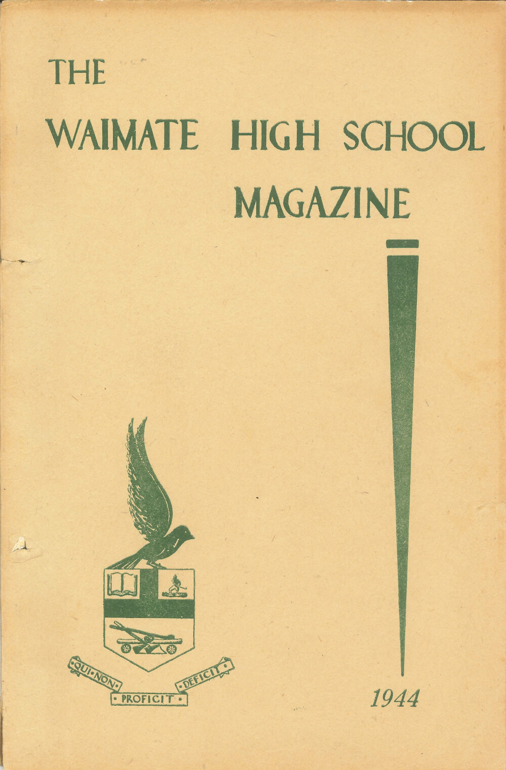 The Waimate High School magazine 1944