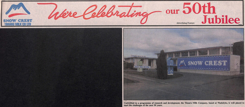 We're celebrating our 50th Jubilee: Milk firm has kept pace with 50 years of change
