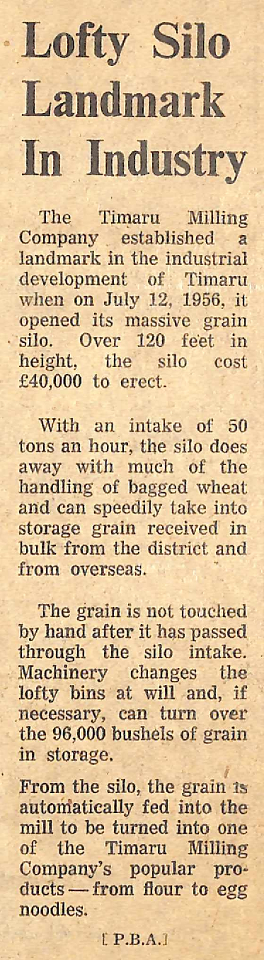 Lofty Silo Landmark In Industry