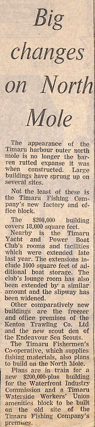 Big changes on North Mole