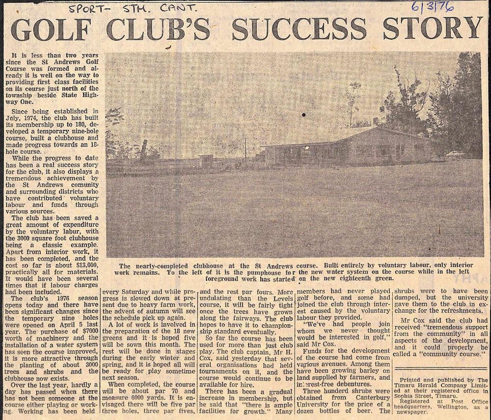 Golf Club's Success Story 