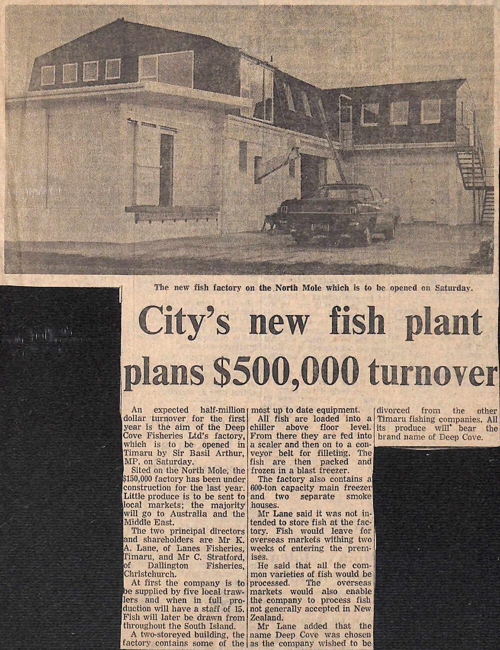 City's new fish plant plans $500,000 turnover