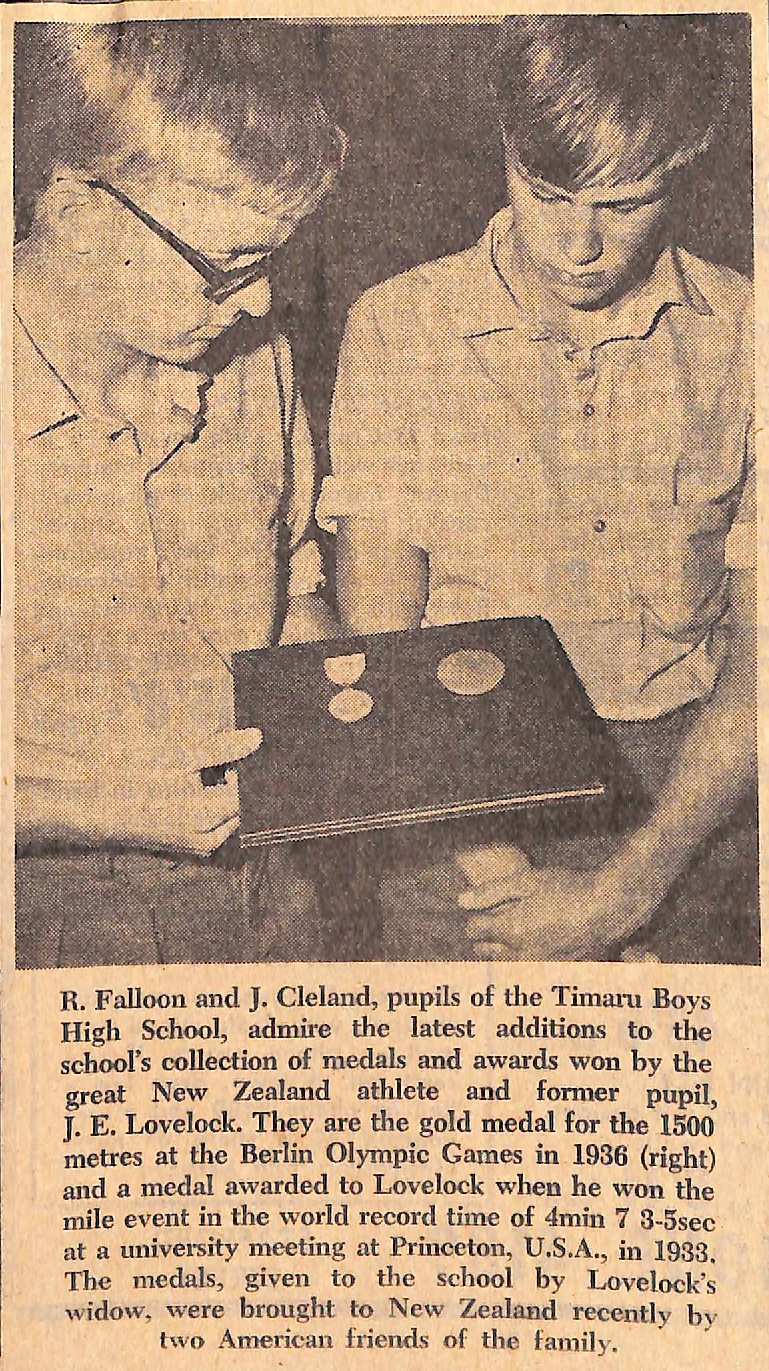 Lovelocks Medals at TBHS