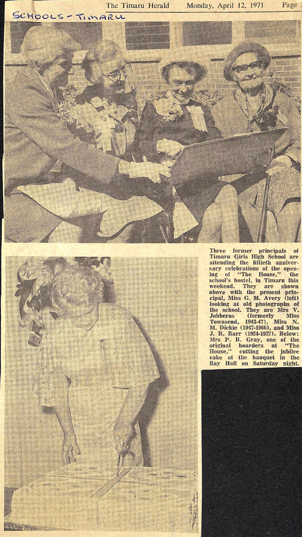 TGHS 50th Anniversary of 'The House'