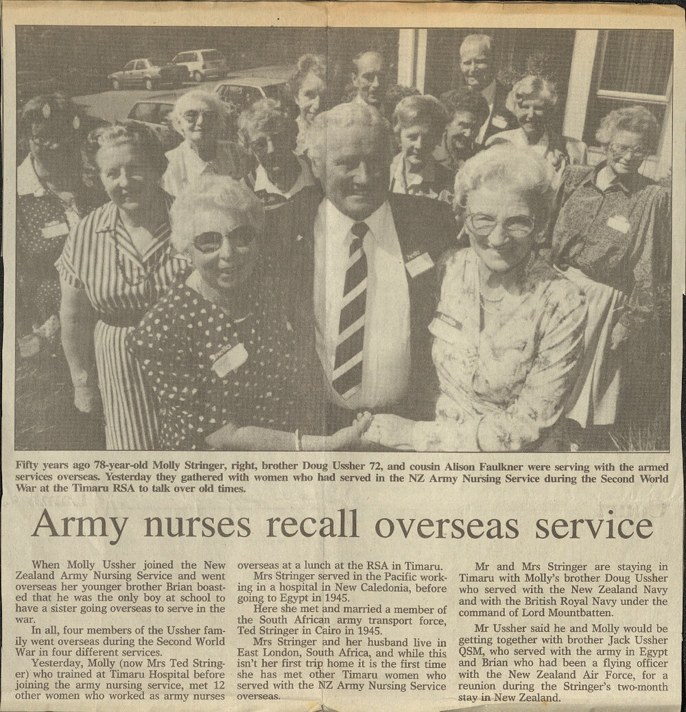 Army nurses recall overseas service
