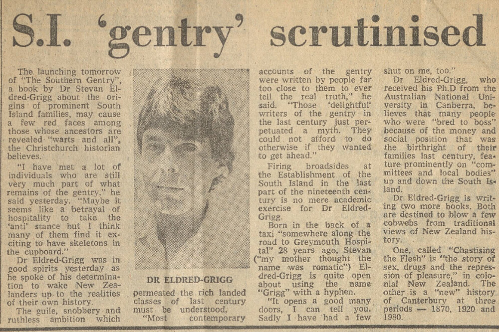 S I 'gentry' scrutinised