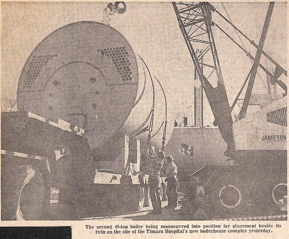 Combined exercise to move hospital boilers