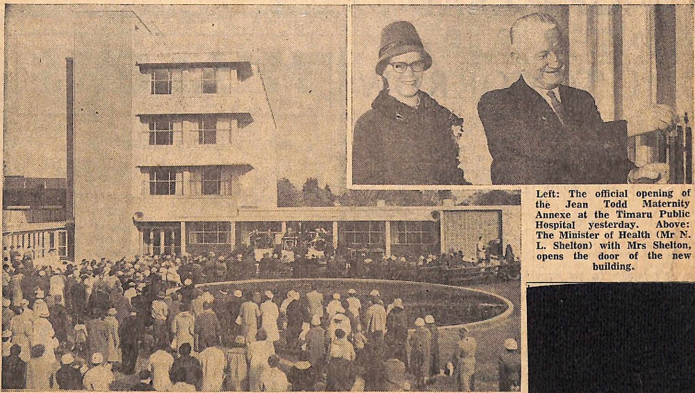 New Era In District Maternity Services: Minister of Health Opens Hospital Block