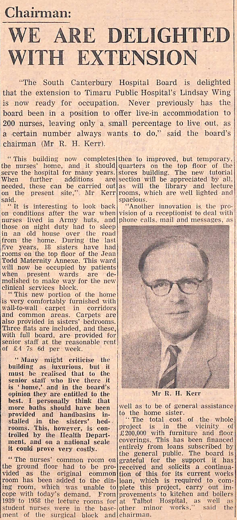 We are delighted with extension