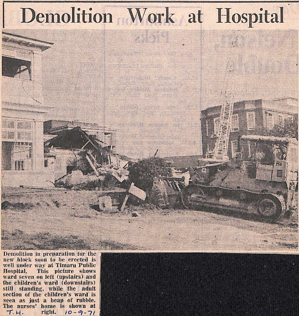 Demolition Work at Hospital