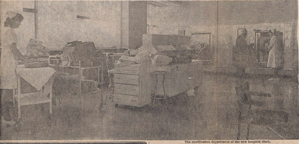 Early building rows at hospital