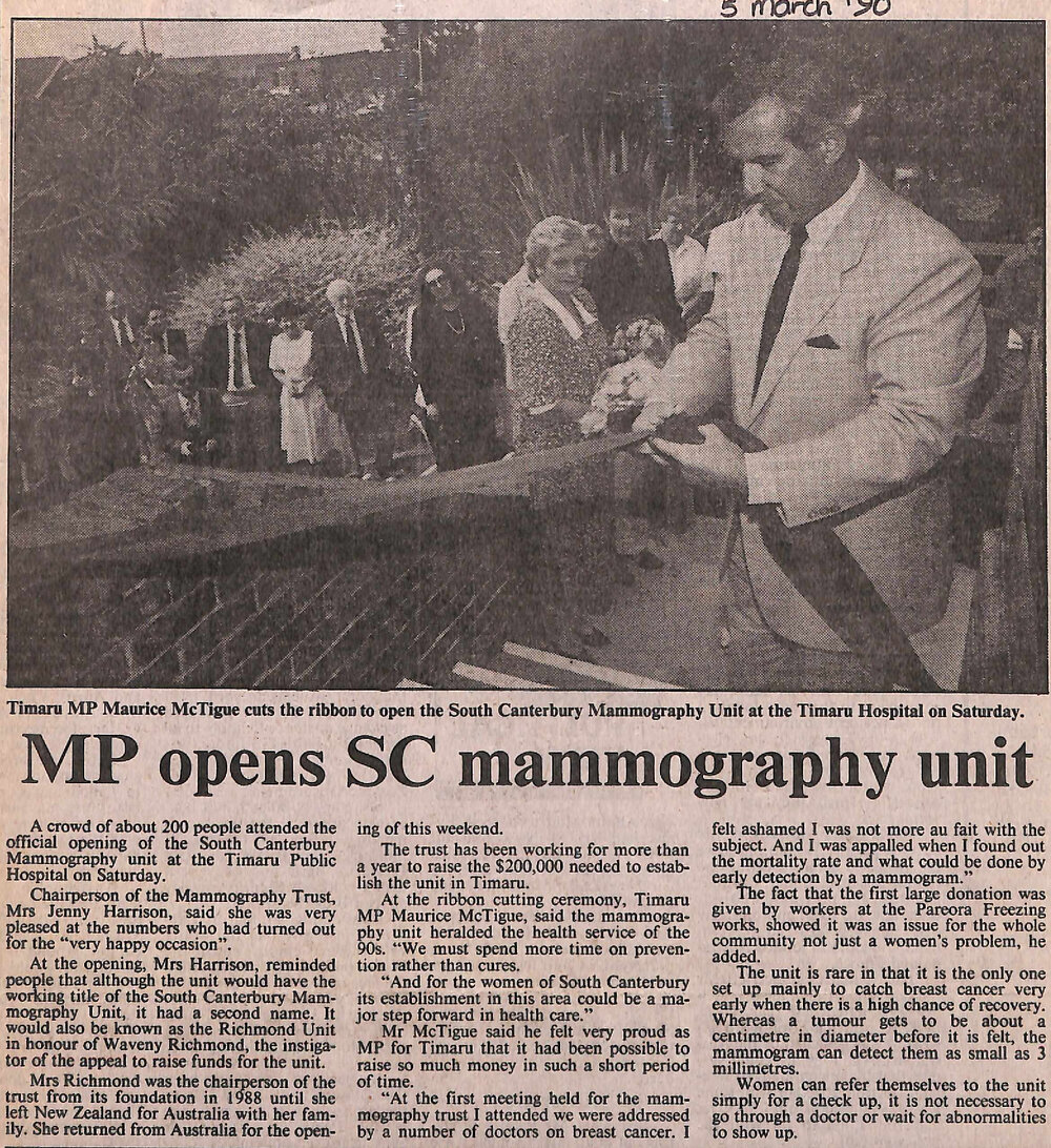 MP opens SC mammography unit