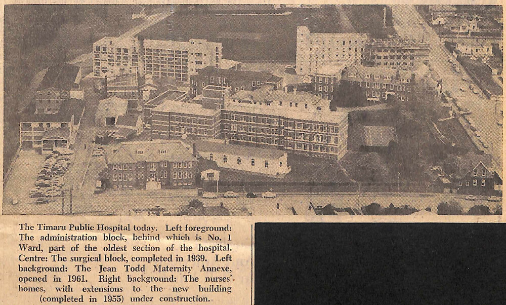 Timaru Public Hospital Celebrates Centenary: Modern Institution Today Serves Widespread District