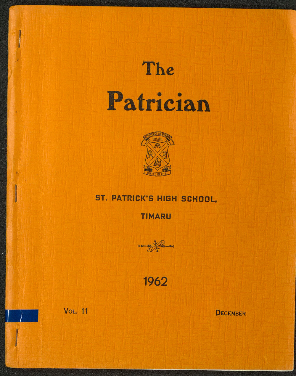 The Patrician: St Patrick's High School Timaru 1962