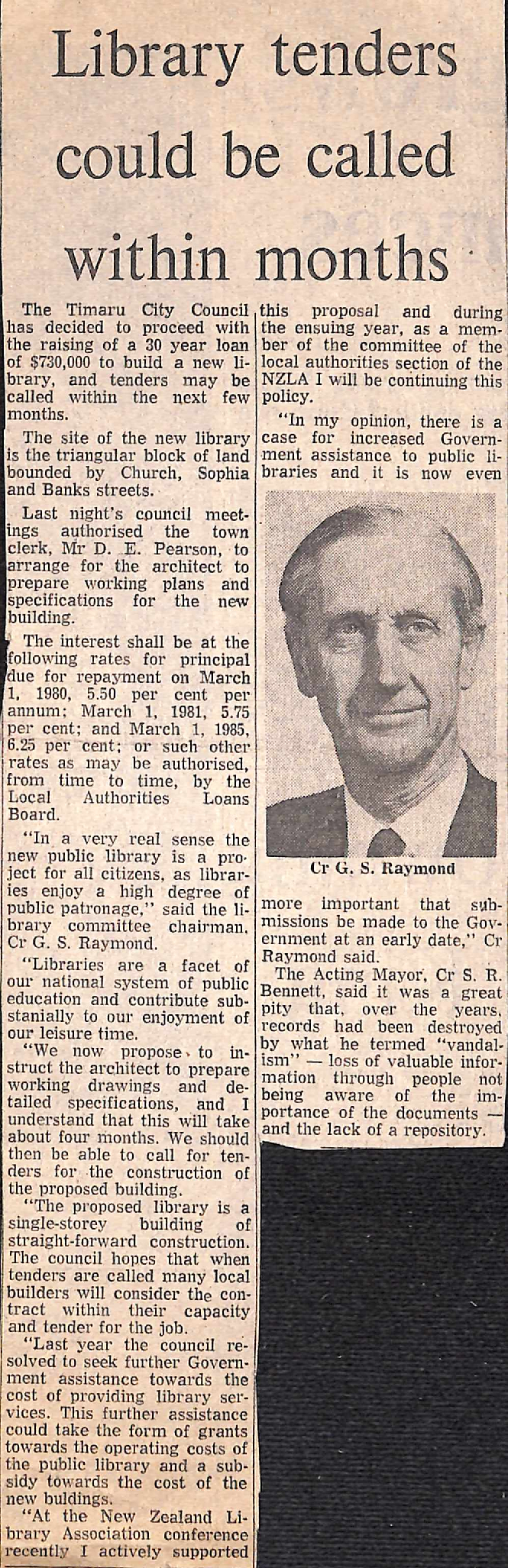 Library tenders could be called within months