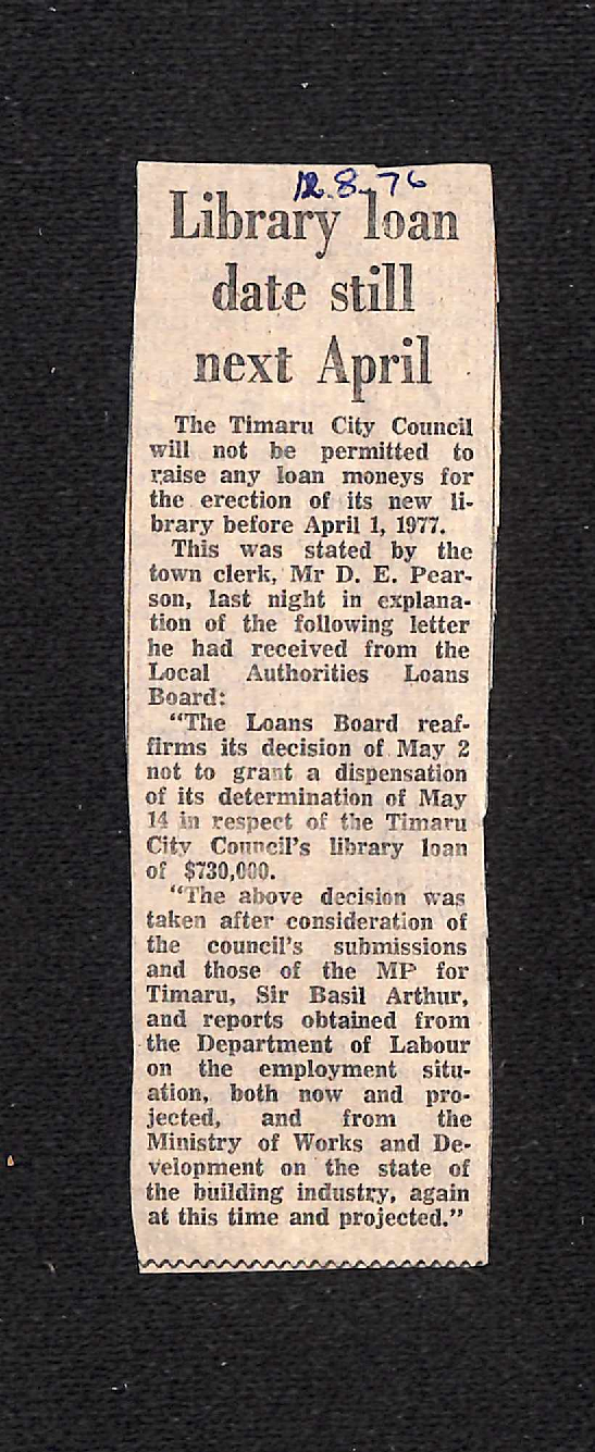 Library loan date still next April