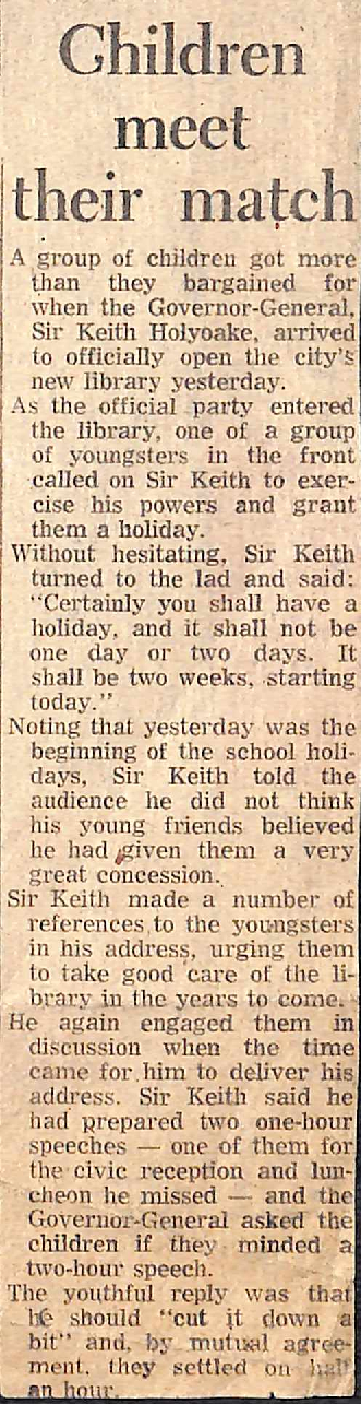 Children meet their match