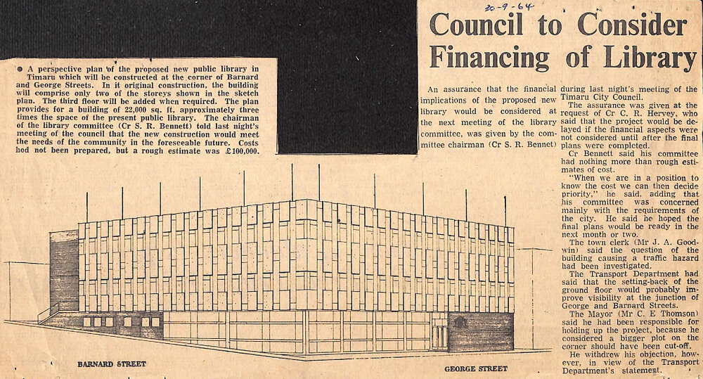 Council to Consider Financing of Library