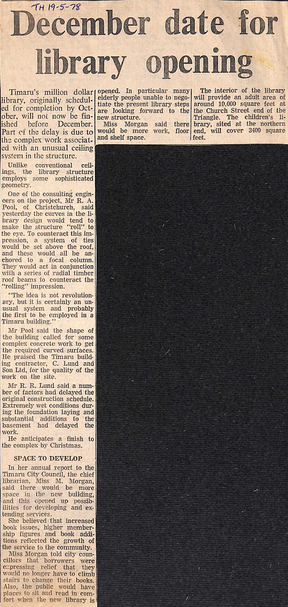 December date for library opening