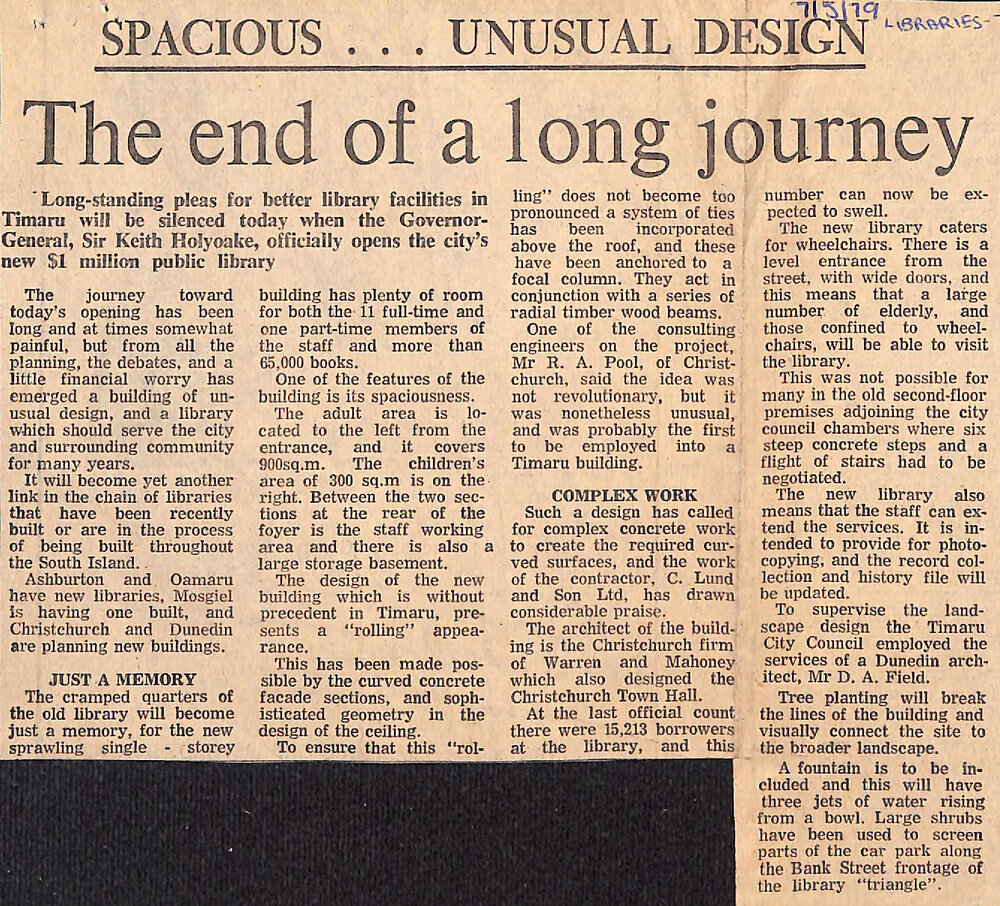 Spacious&hellip; unusual design: The end of a long journey