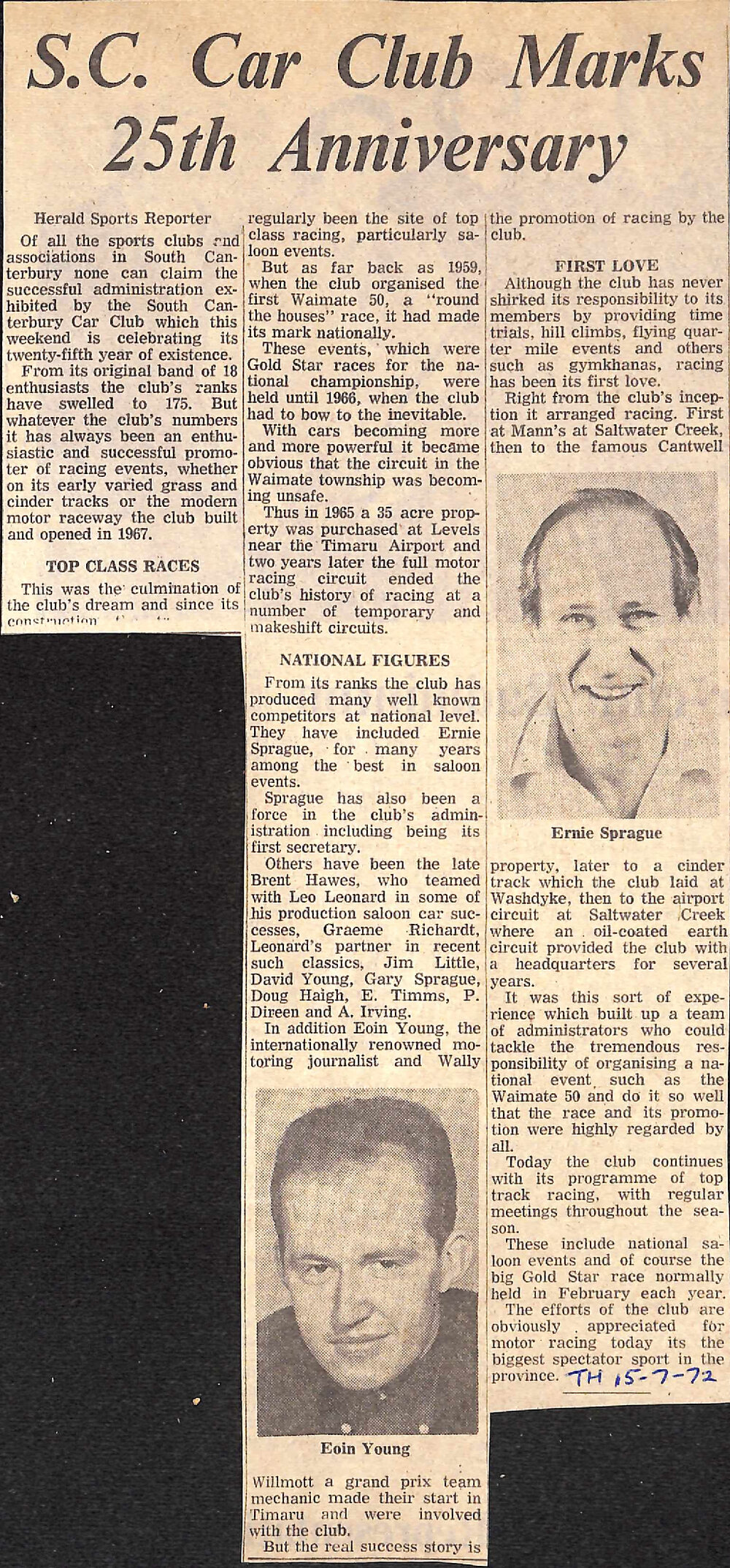 SC Car Club Marks 25th Anniversary